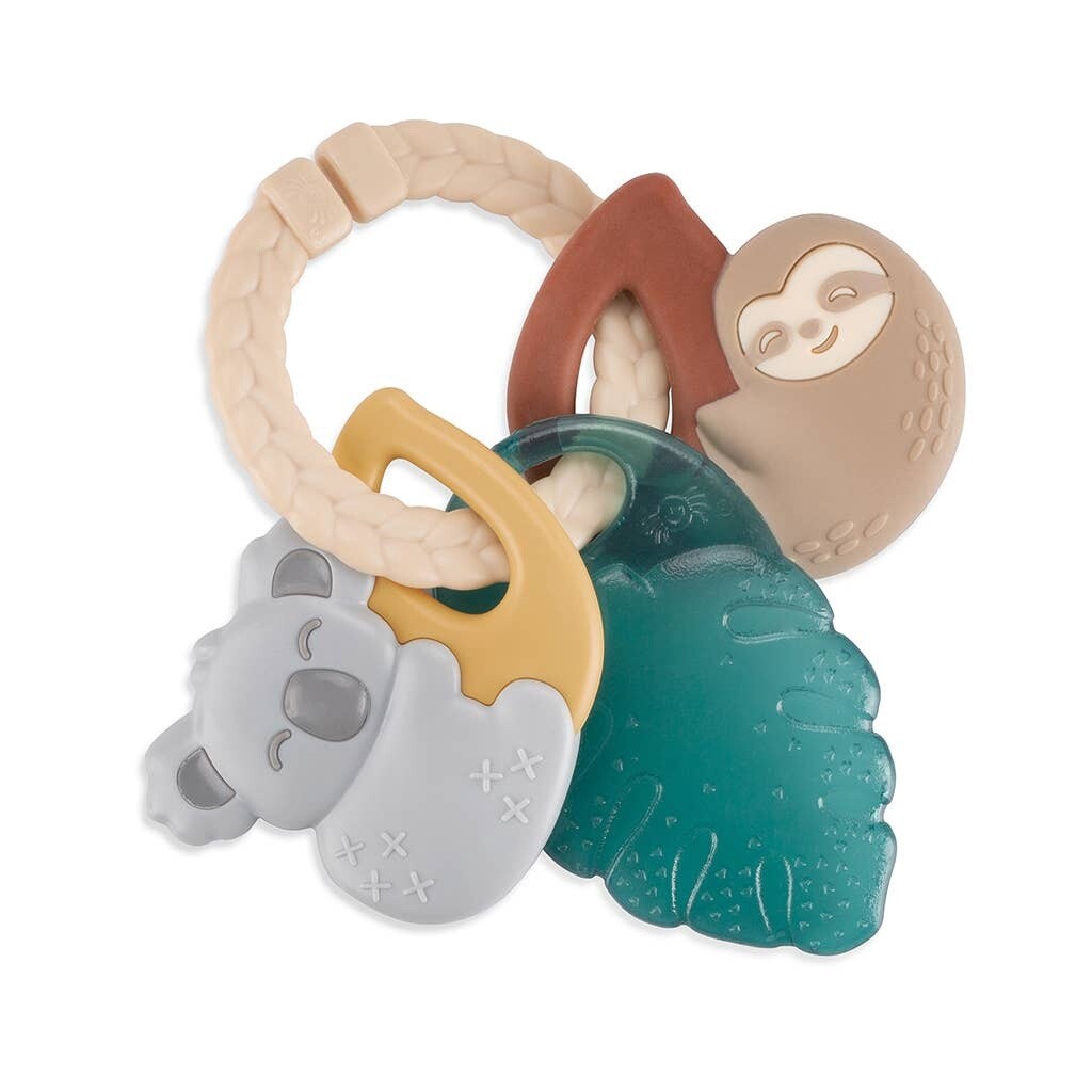 Itzy Ritzy - Tropical Itzy Keys  Textured Ring with Teether + Rattle