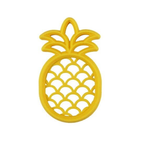 Itzy Ritzy Chew Crew  Silicone Baby Teether: Pineapple