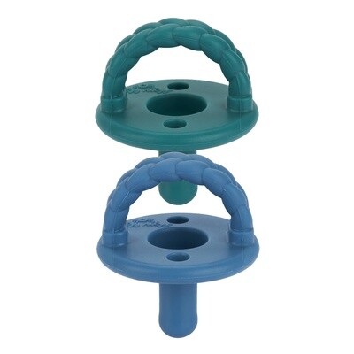 Itzy Sweetie Soother Pacifier Sets (2-pack)- Deep Sea