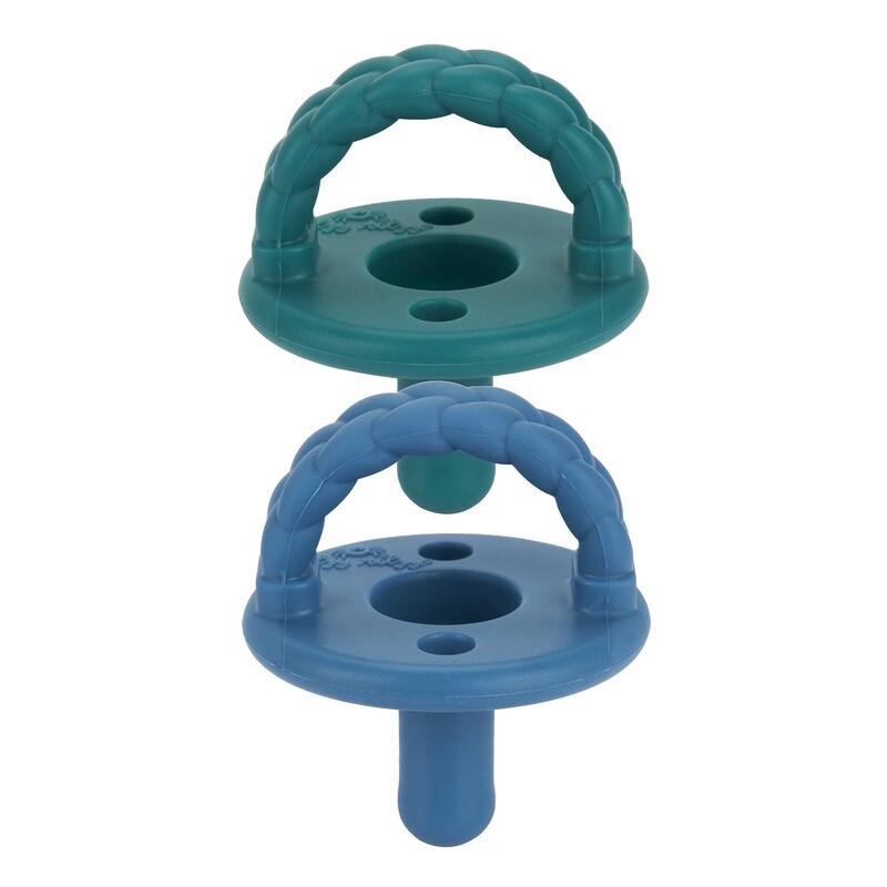 Itzy Sweetie Soother  Pacifier Sets (2-pack)- Deep Sea