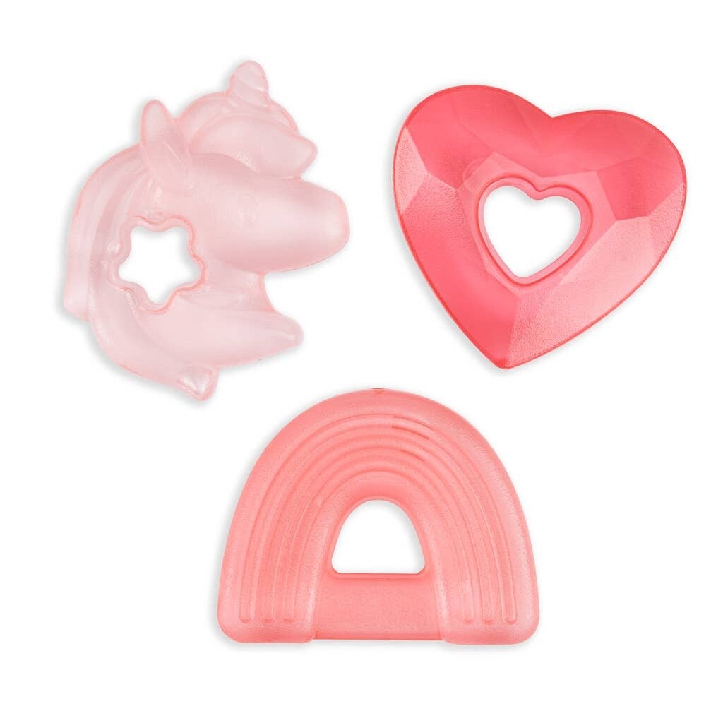 Itzy Ritzy - Cutie Coolers  Water Filled Teethers (3-pack)- Unicorn