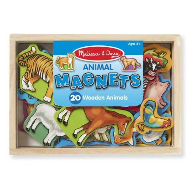 Melissa &amp; Doug Wooden Animal Magnets