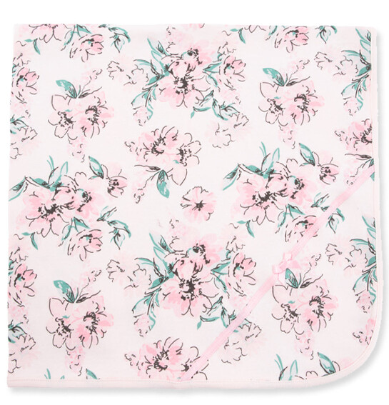 Little Me- Dream Floral Receiving Blanket