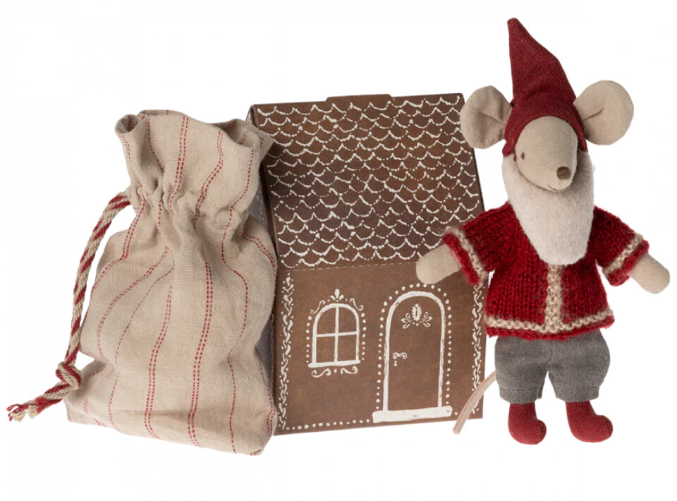 Maileg Santa Mouse