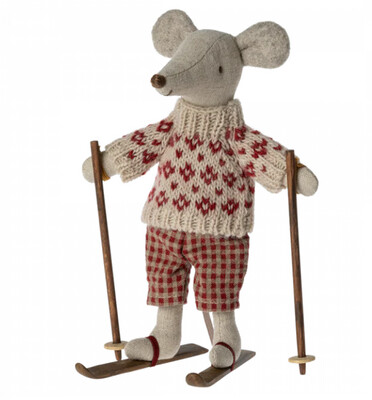 Maileg Winter Ski Mouse- Mum