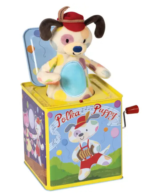 Polka Puppy Jack In The Box