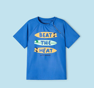 Mayoral Surfbird Swim Shirt- Blue