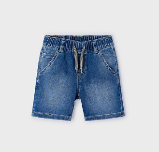 Mayoral Boys Jogger Shorts- Denim