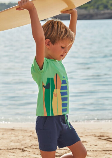Mayoral Boys Surf Short Set- Mint