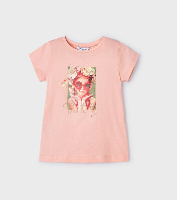 Mayoral Free To Fly Short Sleeve Tee- Salmon