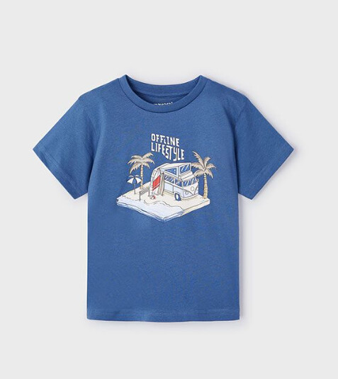 Mayoral Boys Surf Van Tee- Navy