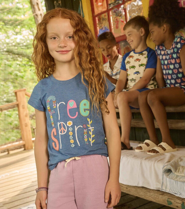 Hatley Free Spirit Tee- Blue