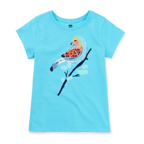 Tea Lilac Roller Bird Tee