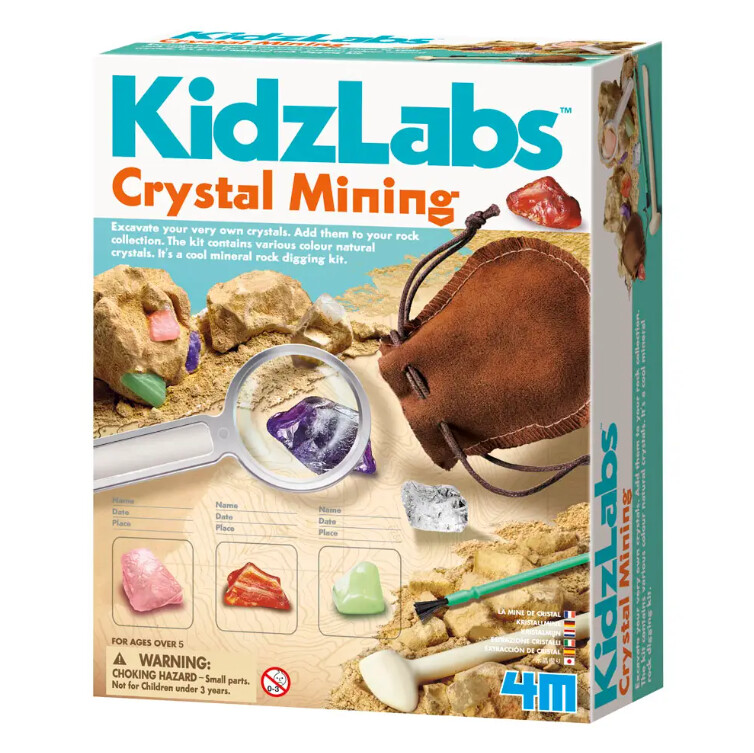 Crystal mining excavation kit