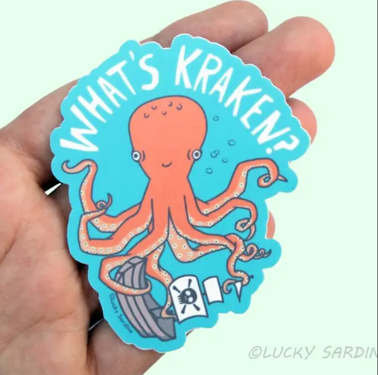 What&#39;s Kracken Octopus Sticker