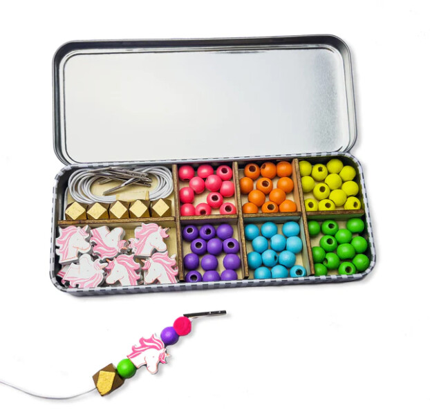 Cotton Twist Bracelet Bead Kit- Unicorn