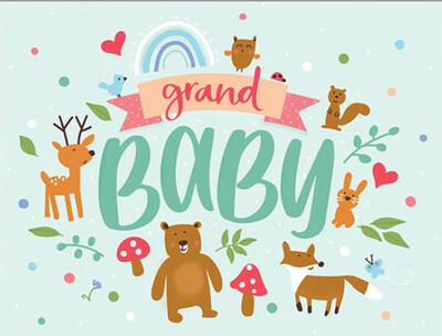 Gina B Baby Card- Forest Grand