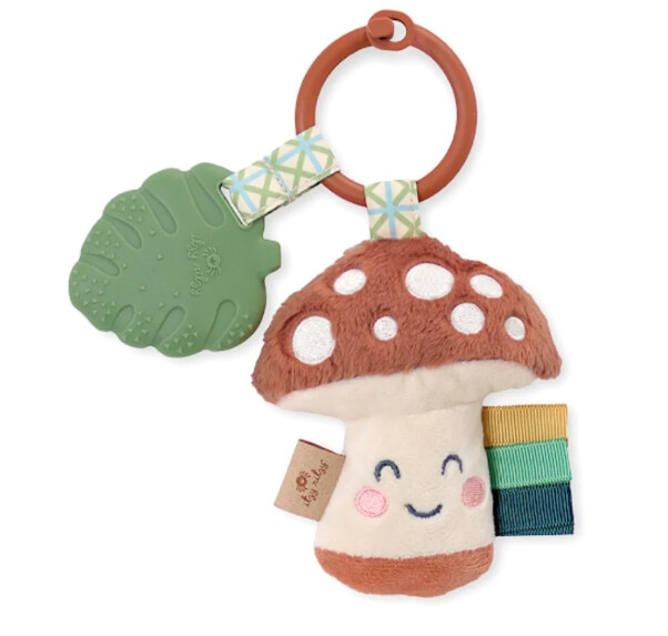Itzy Ritzy Pal Plush &amp; Teether- Mushroom