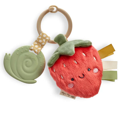 Itzy Ritzy Pal Plush &amp; Teether- Strawberry
