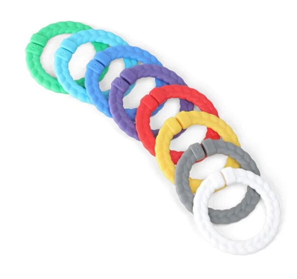 Itzy Ritzy Rainbow Linking Ring Set