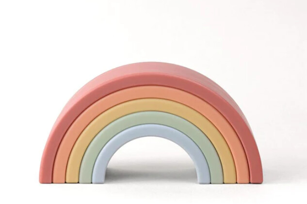 Itzy Ritzy Stacking Rainbow Toy
