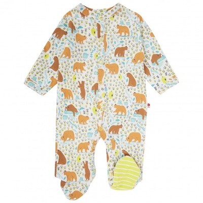 Piccalilly Baby Bear Footie