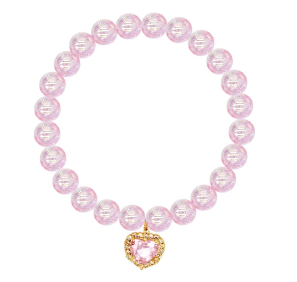 Great Pretenders Enchanting Heart Bracelet- Pink