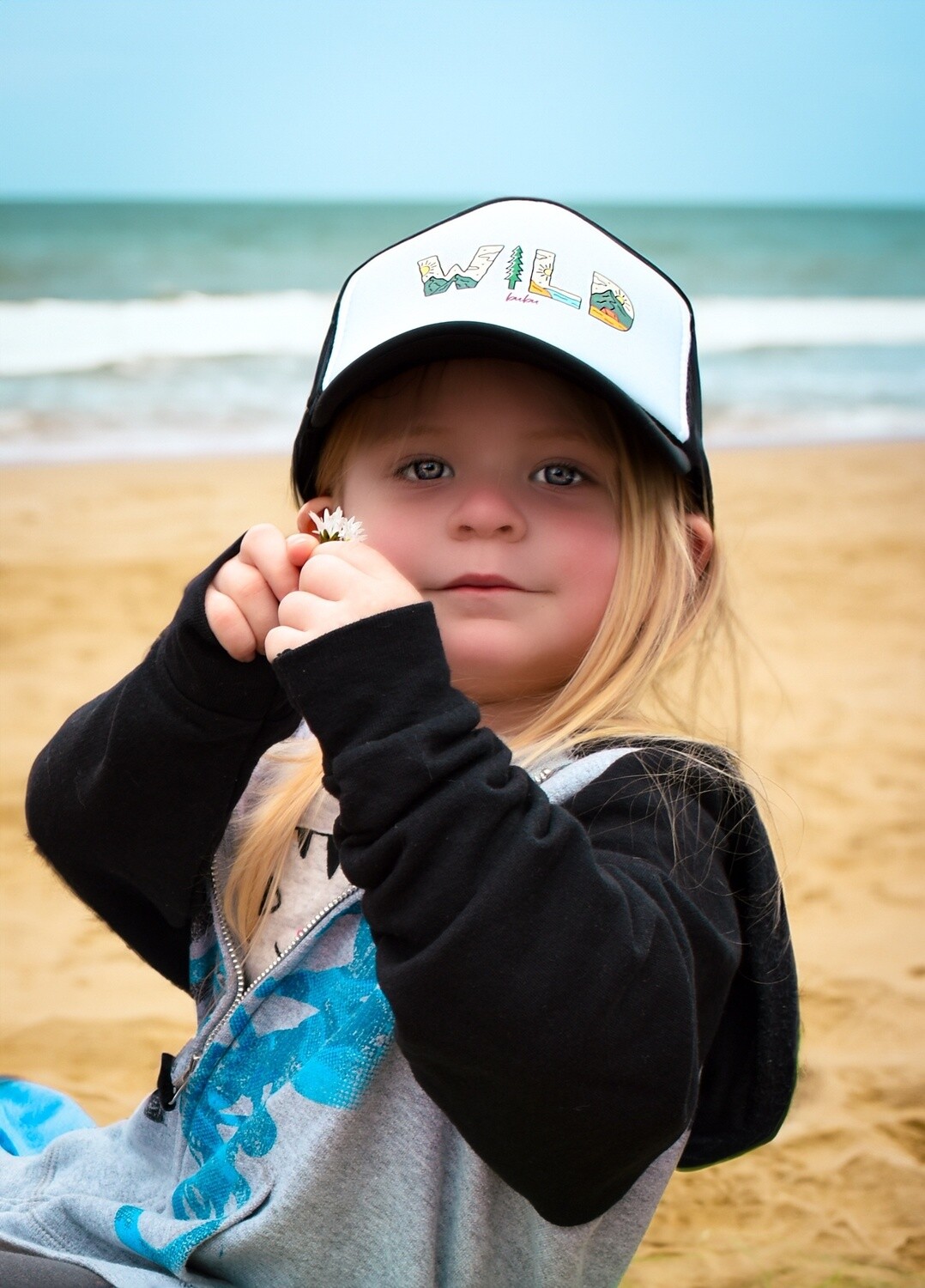 Bubu WILD Trucker Hat- Black