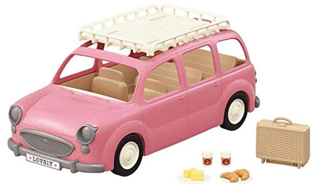Calico Critter Family Picnic Van