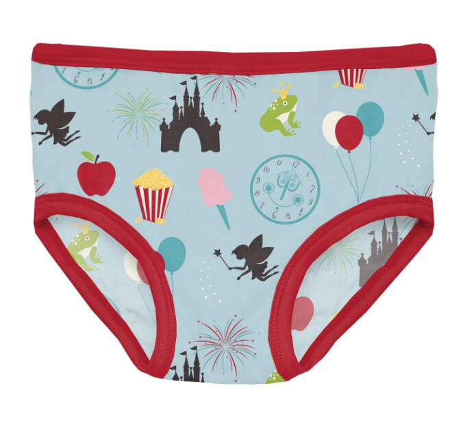 Kickee Girls Bamboo Underwear- Sky Theme
