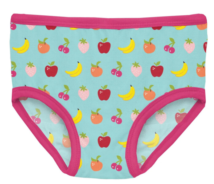 Kickee Girls Bamboo Underwear- Mini Fruit