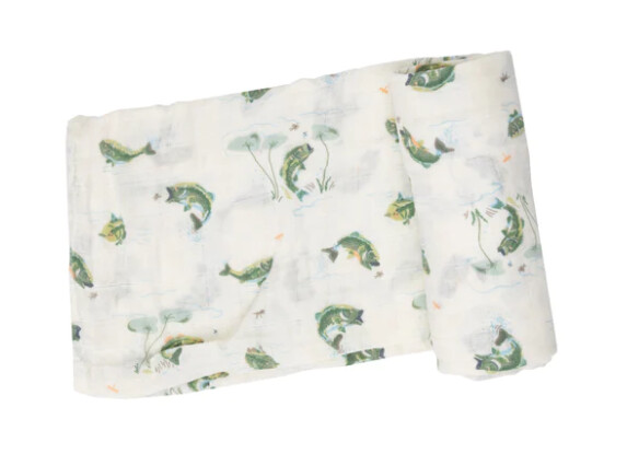Angel Dear Swaddle Blanket- Bass