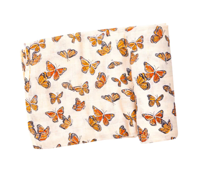 Angel Dear Swaddle Blanket- Monarch Butterfly