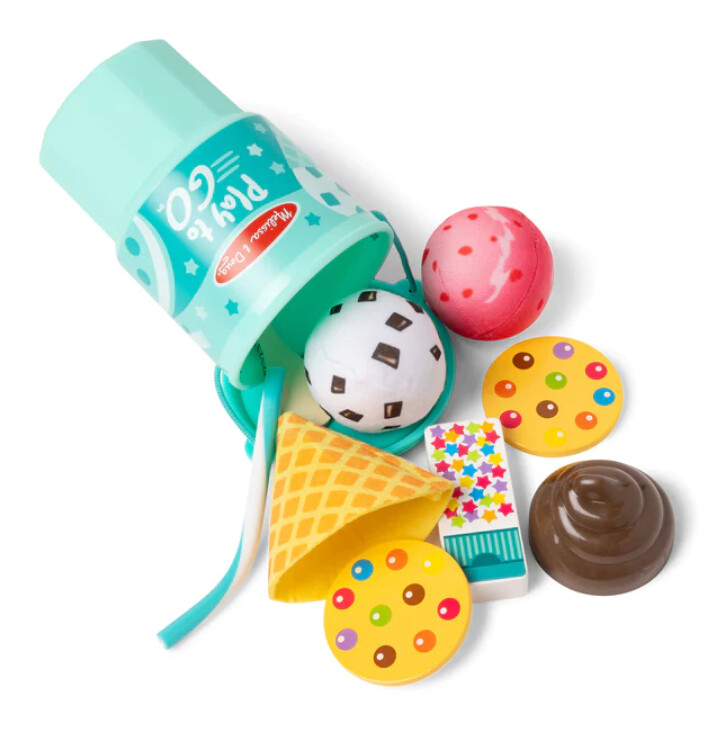 Melissa &amp; Doug Play To-Go Ice Cream Set