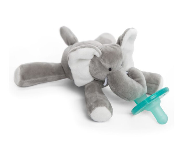 Wubbanub Pacifier- Grey Elephant