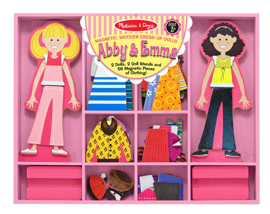 Melissa and Doug Magnetic Dress up- Abby &amp; Emma