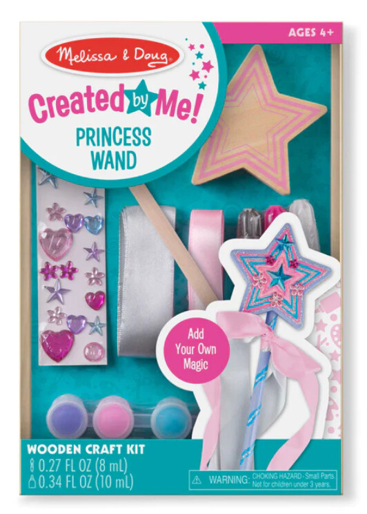 Melissa &amp; Doug Decorate Your Own- Princess Wand