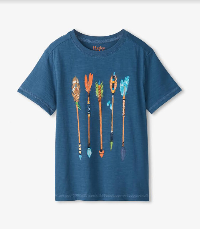Hatley Arrows Graphic Tee- Blue