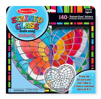 Melissa &amp; Doug Stained Glass Made Easy- Butterfly