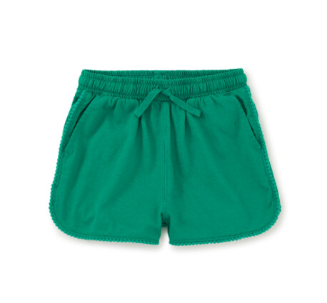 Tea Pom Pom Shorts- Viridis Green