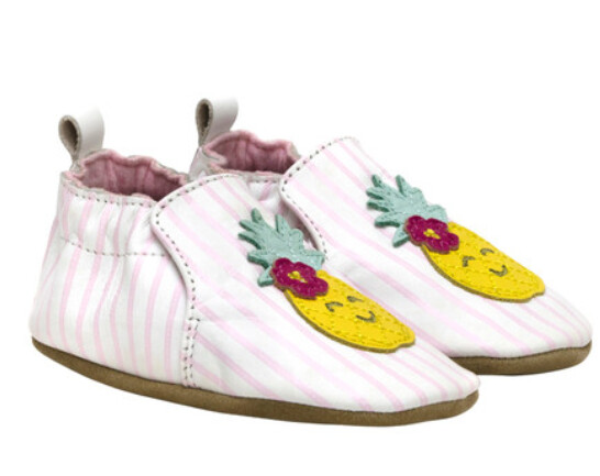 Robeez Girls Soft Sole Shoe- Pineapple