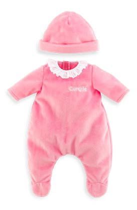 Corolle 12&quot; Doll Outfit- Pink Pajamas