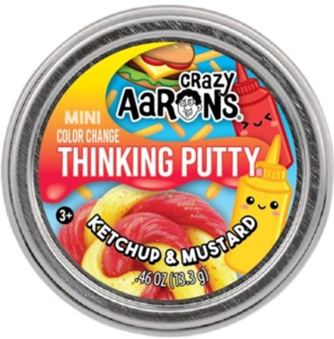 Crazy Aarons 2&quot; Putty Tin- Ketchup &amp; Mustard