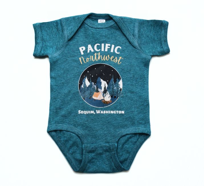 PNW Sequim Camping Onesie