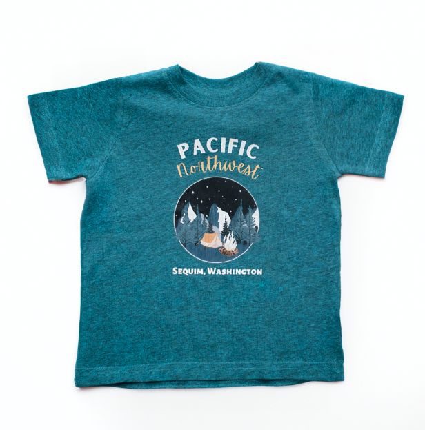 PNW Sequim Camping Toddler T-shirt