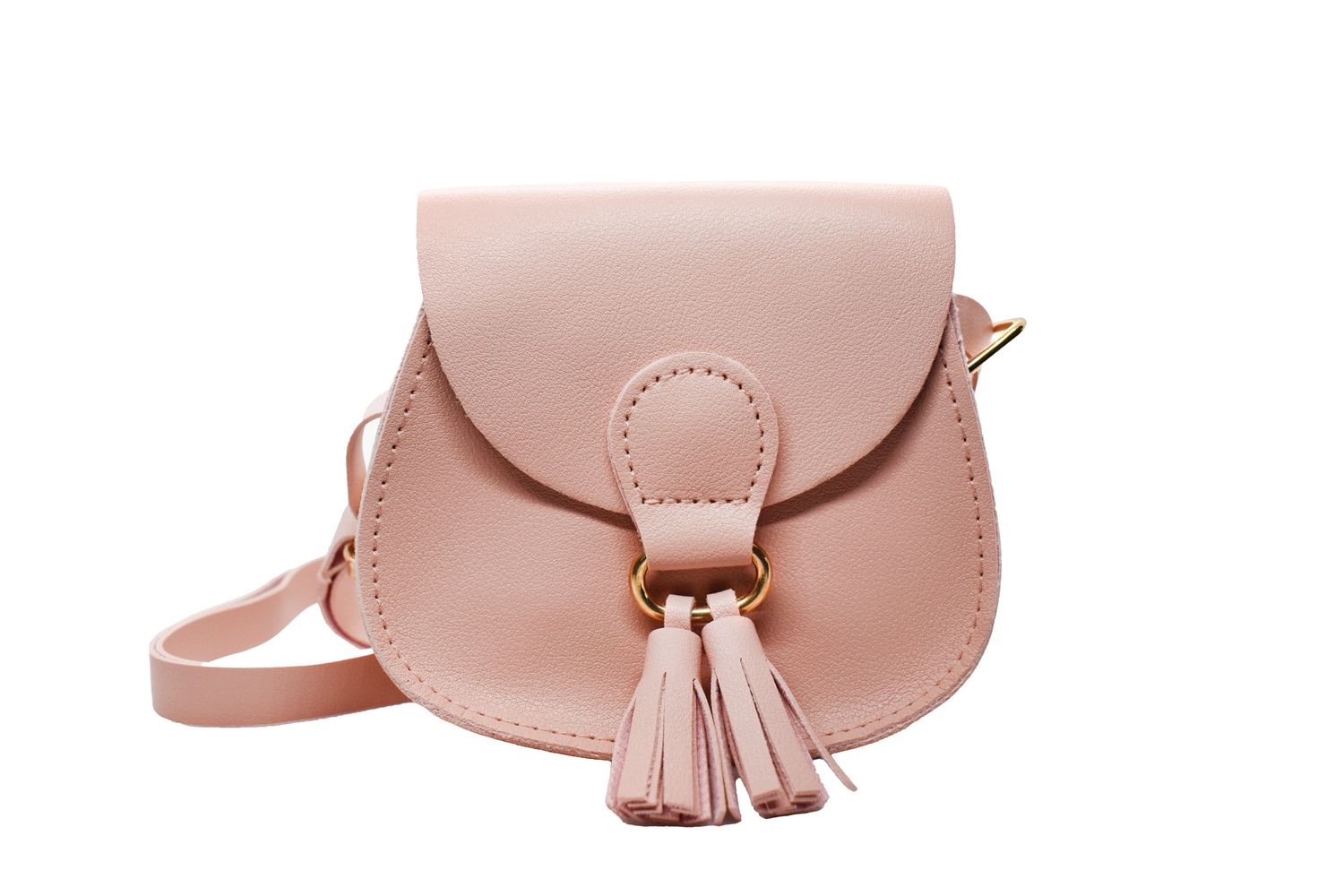 Pink Tassle Kids Purse