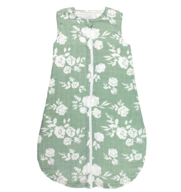 Bebe Au Lait Classic Muslin Bedtime Sleeper- Vintage Floral