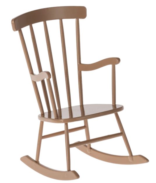 Maileg Mouse Rocking Chair- Dark Powder
