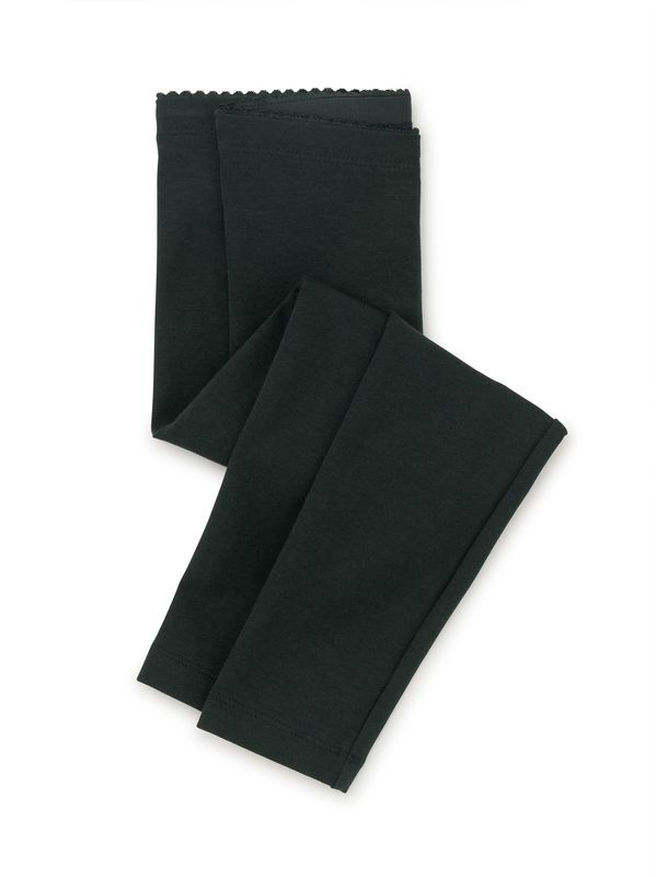 Tea Solid Legging- Jet Black
