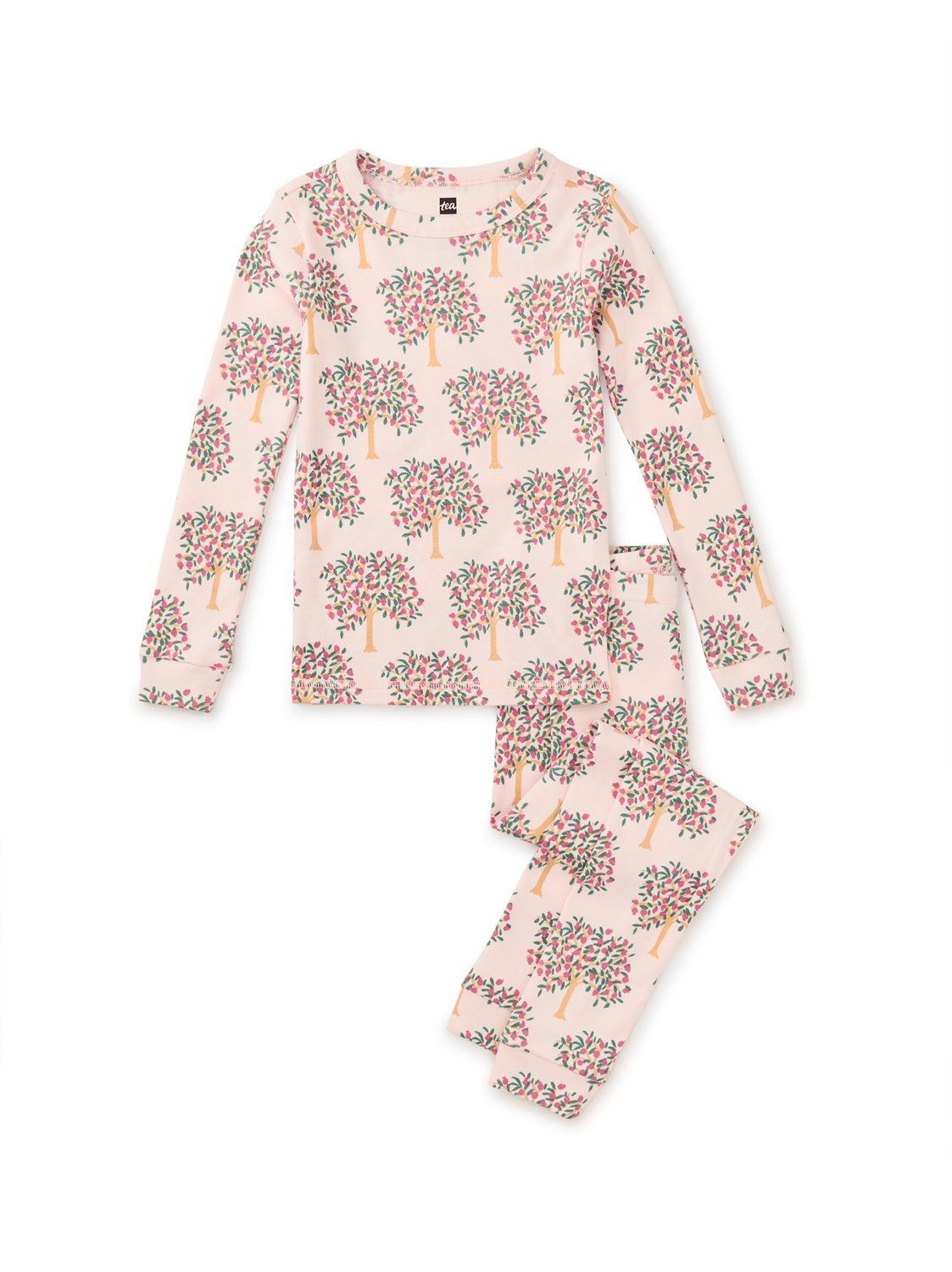 Tea Goodnight Pajama Set- Pink Pomegranate